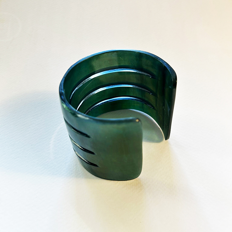 Manchette vert émeraude – Image 3
