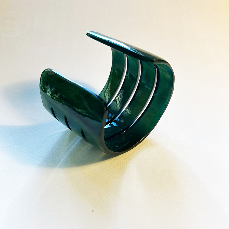 Manchette vert émeraude – Image 5