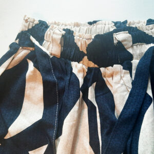 Pantalon large imprimé graphique