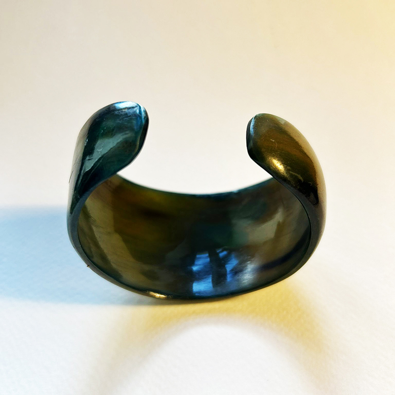 Manchette gris profond irisé – Image 2