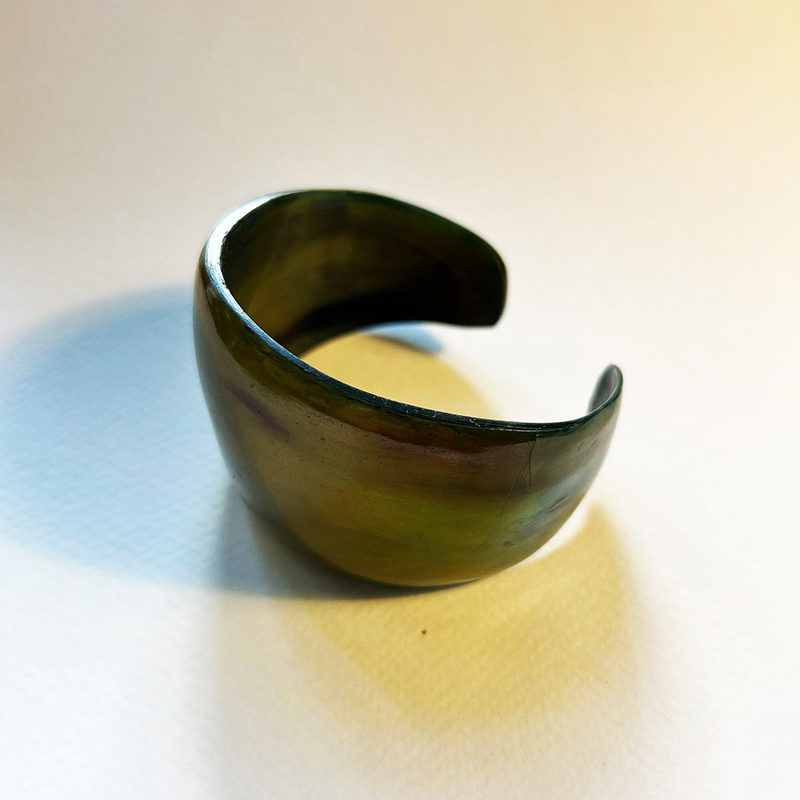 Manchette gris profond irisé – Image 3