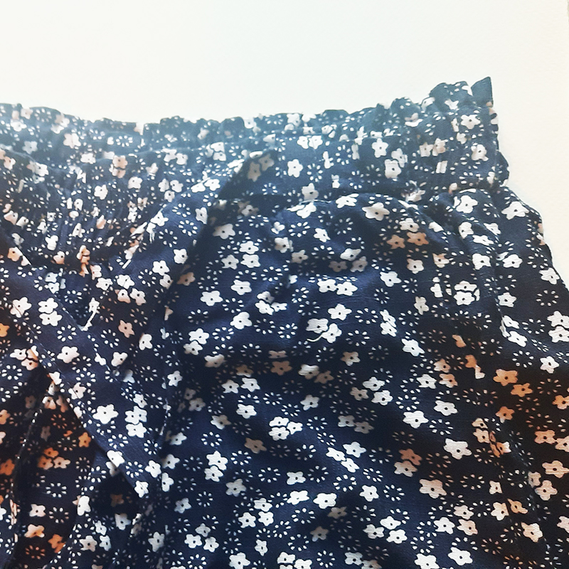 Pantalon ample imprimé fleuri