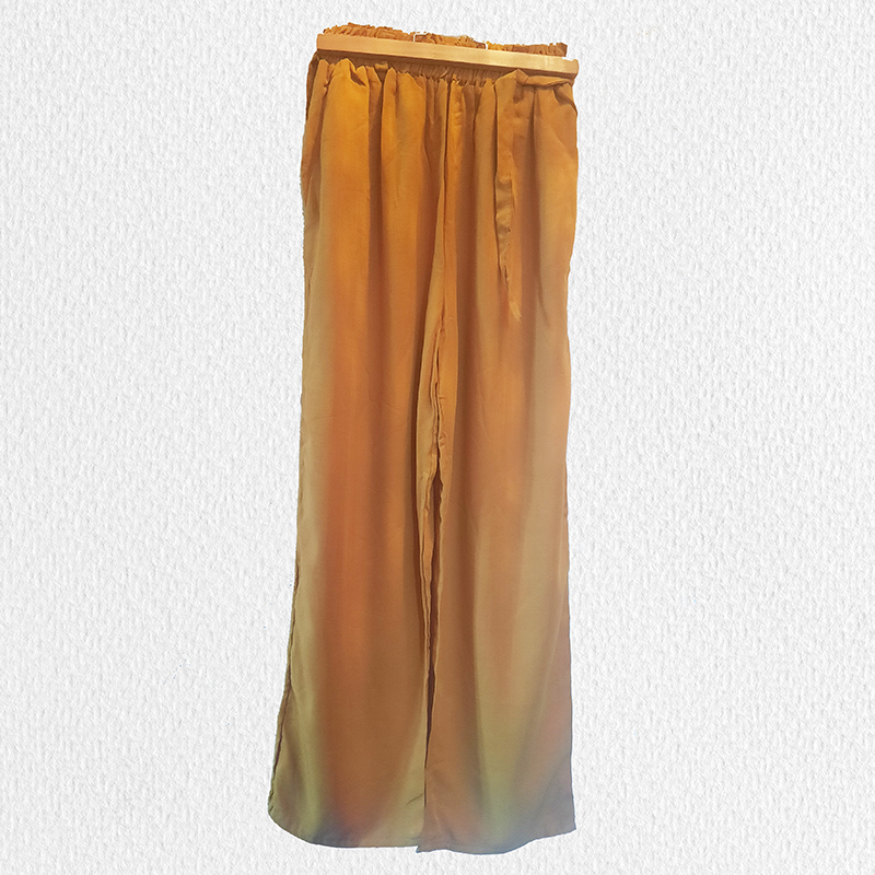 Pantalon ample, Jaune moutarde – Image 3
