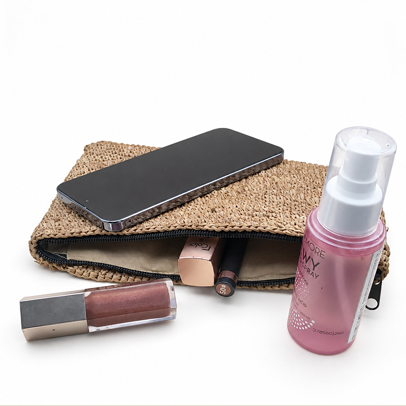 Pochette en raphia naturelle – Image 2