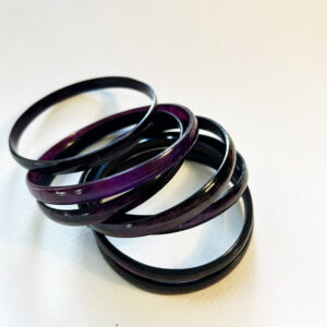 Semainier violet profond & noir